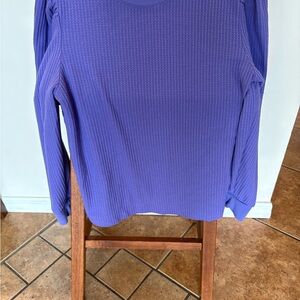 LOFT Vibrant Purple Long Sleeve Top